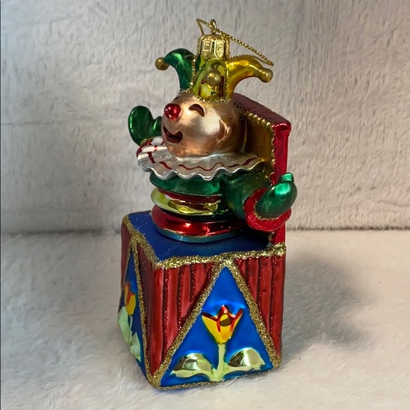 Fitz and Floyd Vintage Jack in the Box Ornament - Picture 4 of 5